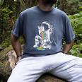 Astronaut Reading Book Space Galaxy Bookworm Men Women Kids Men's Comfort Colors T-Shirt Denim Astronaut Reading Book Space Galaxy Bookworm Men Women Kids Men's Comfort Colors T-Shirt Denim