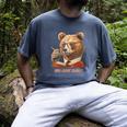 Bear Reading Book Glasses Library Zoo Teacher School Animal Men's Comfort Colors T-Shirt Denim Bear Reading Book Glasses Library Zoo Teacher School Animal Men's Comfort Colors T-Shirt Denim
