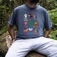 BLM Human Rights Feminism Trans Science Books LGBTQ Kindness Men's Comfort Colors T-Shirt Denim