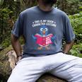 This Is My Book Character Costume Cute Pigeon Kids Reading Men's Comfort Colors T-Shirt Denim
