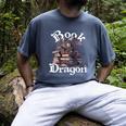 Book Dragon Book Lover Bookworm Book Reader Librarian Men's Comfort Colors T-Shirt Denim