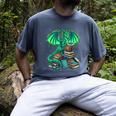 Book Dragon Reading Fantasy Men's Comfort Colors T-Shirt Denim Book Dragon Reading Fantasy Men's Comfort Colors T-Shirt Denim