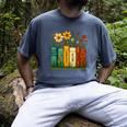 Book Flower 8647 Foxtrots Deltas Tangos Men's Comfort Colors T-Shirt Denim