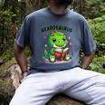 Book Lover Reading Dinosaur Readosaurus Library Men's Comfort Colors T-Shirt Denim Book Lover Reading Dinosaur Readosaurus Library Men's Comfort Colors T-Shirt Denim