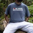 Book Lover Reading I Love My Book Boyfriends Men's Comfort Colors T-Shirt Denim
