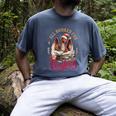 All Booked For Christmas Dragon Men's Comfort Colors T-Shirt Denim