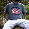All Booked For Valentine Teacher Valentines Day Book Lover Men's Comfort Colors T-Shirt Denim
