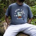 Bookish Mental Health Book A Day Retro Read More Book Men's Comfort Colors T-Shirt Denim