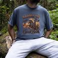 Bookish Retro Western Cowgirl Texas Book Lover Novel Reader Men's Comfort Colors T-Shirt Denim