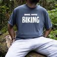 Books Coffee Biking Men's Comfort Colors T-Shirt Denim