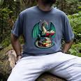 Books Dragon Reading Book Lover Men's Comfort Colors T-Shirt Denim Books Dragon Reading Book Lover Men's Comfort Colors T-Shirt Denim