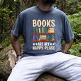 Books Are My Happy Place Men's Comfort Colors T-Shirt Denim