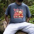 Books Are My Love Language Teddy Bear Book Lovers Valentine Men's Comfort Colors T-Shirt Denim