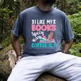I Like My Books Spicy Coffee ICY Men's Comfort Colors T-Shirt Denim I Like My Books Spicy Coffee ICY Men's Comfort Colors T-Shirt Denim