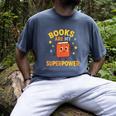Books Are My Superpower Cute Reading Lover Men's Comfort Colors T-Shirt Denim Books Are My Superpower Cute Reading Lover Men's Comfort Colors T-Shirt Denim