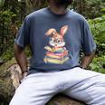 Bunny Rabbit Reading Books Rabbit Books Bunny Reader Men's Comfort Colors T-Shirt Denim Bunny Rabbit Reading Books Rabbit Books Bunny Reader Men's Comfort Colors T-Shirt Denim