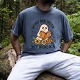 Bury Me With My Books Ghost Tee Men's Comfort Colors T-Shirt Denim