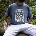 Cats Books And Yarn Crocheter Crocheting Men's Comfort Colors T-Shirt Denim Cats Books And Yarn Crocheter Crocheting Men's Comfort Colors T-Shirt Denim