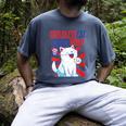 Childless Cat Ladies Vote Kamala Harris Cute Comic Book Cat Men's Comfort Colors T-Shirt Denim