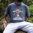 Christmas Tee Most Likely To Read A Book On Christmas Men's Comfort Colors T-Shirt Denim