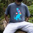 Cool Dinosaur Books Art For Men Women Libarian Book Lover Men's Comfort Colors T-Shirt Denim Cool Dinosaur Books Art For Men Women Libarian Book Lover Men's Comfort Colors T-Shirt Denim