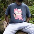 Coquette Reading Book Lover Pink Bow Bookish Mom & Daughter Men's Comfort Colors T-Shirt Denim