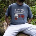 If I Crash Pause My Audiobook Lovers Dark Romance Spicy Book Men's Comfort Colors T-Shirt Denim