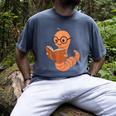 Cute Bookworm Worm Reading Book Glasses Nerdy Men's Comfort Colors T-Shirt Denim Cute Bookworm Worm Reading Book Glasses Nerdy Men's Comfort Colors T-Shirt Denim