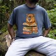 Cute Capybara Reading Books Animal Capybara Bookworms Men's Comfort Colors T-Shirt Denim