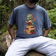 Cute Dragon Reading Book Bookworm Dragons And Books Men's Comfort Colors T-Shirt Denim