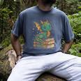 Cute Kawaii Dragon Fantasy Book Lover Book Nerd Men's Comfort Colors T-Shirt Denim