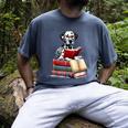 Dalmatian Reading Books Matching Bookworm Readers Librarian Men's Comfort Colors T-Shirt Denim Dalmatian Reading Books Matching Bookworm Readers Librarian Men's Comfort Colors T-Shirt Denim