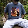 David And Goliath Bible Book Of Samuel Famous Bible Story Men's Comfort Colors T-Shirt Denim