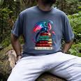 Dragons And Books Dragonworm Book Lover Reading Men's Comfort Colors T-Shirt Denim Dragons And Books Dragonworm Book Lover Reading Men's Comfort Colors T-Shirt Denim