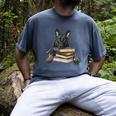 Dutch Shepherd Books Reading Dog Breed Graphic Men's Comfort Colors T-Shirt Denim Dutch Shepherd Books Reading Dog Breed Graphic Men's Comfort Colors T-Shirt Denim