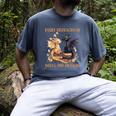 Easily Distracted By Books & Dragons Librarian Book Lover Men's Comfort Colors T-Shirt Denim