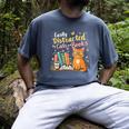 Easily Distracted By Cats And Books Book & Cat Lover Men's Comfort Colors T-Shirt Denim