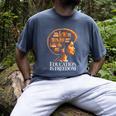 Education Is Freedom Afro Woman Book Illustration Men's Comfort Colors T-Shirt Denim