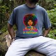 Education Is Freedom Teacher Books History Month Men's Comfort Colors T-Shirt Denim