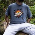 Explosions Are My Art Comic Book Boom Men's Comfort Colors T-Shirt Denim Explosions Are My Art Comic Book Boom Men's Comfort Colors T-Shirt Denim