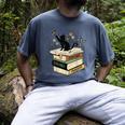 Fantasy Drama Tragedy Cat Book Lover Reading Humor Men's Comfort Colors T-Shirt Denim Fantasy Drama Tragedy Cat Book Lover Reading Humor Men's Comfort Colors T-Shirt Denim