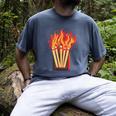 Flames And Lighter Costume For Matchbook Lovers Men's Comfort Colors T-Shirt Denim