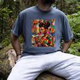 Geometric History Educated Women Reading Book Melanin Men's Comfort Colors T-Shirt Denim