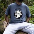 Go Away I'm Introverting Cat With Coffee Men's Comfort Colors T-Shirt Denim Go Away I'm Introverting Cat With Coffee Men's Comfort Colors T-Shirt Denim