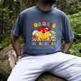 Groovy 100 Days In The Books Reading 100th Day Of School Men's Comfort Colors T-Shirt Denim Groovy 100 Days In The Books Reading 100th Day Of School Men's Comfort Colors T-Shirt Denim