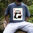 Grumpy Frog Books Music Kawaii Ink Japanese Men's Comfort Colors T-Shirt Denim Grumpy Frog Books Music Kawaii Ink Japanese Men's Comfort Colors T-Shirt Denim