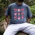 Heart Reading Books Valentine Teacher Boy Girl Book Lover Men's Comfort Colors T-Shirt Denim