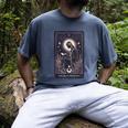 High Priestess Tarot Art Celestial Mystic Book Lover Men's Comfort Colors T-Shirt Denim