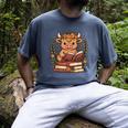 Highland Cow Reading Book Graphic Cow With Book Floral Men's Comfort Colors T-Shirt Denim Highland Cow Reading Book Graphic Cow With Book Floral Men's Comfort Colors T-Shirt Denim