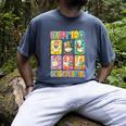 HUGvyn Happy 100 Days Of School Teacher Goose Preppy Books Men's Comfort Colors T-Shirt Denim HUGvyn Happy 100 Days Of School Teacher Goose Preppy Books Men's Comfort Colors T-Shirt Denim